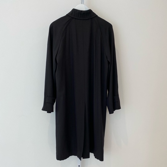 CALVIN KLEIN COLLECTION LIGHTWEIGHT SILK COAT 6 - Picture 9 of 16